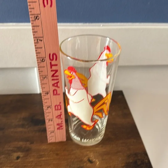 Vintage 1973 Pepsi Warner Brothers Foghorn Leghorn Looney Tunes Glass - Picture 8 of 9